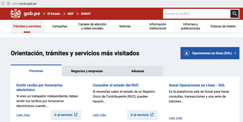¿Cómo buscar el rubro de una empresa en sunat?